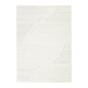 Tapis persan - Nori Curves Blanc - product