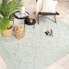 Tapis d'extérieur - Summer Oriental Menthe