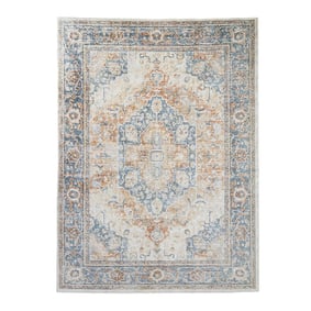 Tapis lavable - Nova Medallion Rustique - sfeer