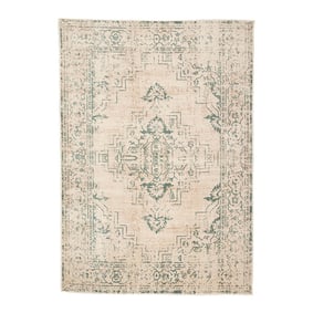 Tapis vintage - Spring Ethnic Crème/Vert - product