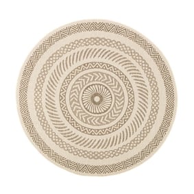 Tapis d'extérieur vintage - Nomad Aztec Crème - product