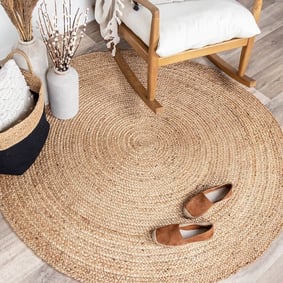 Tapis en jute - Fair Rond Naturel