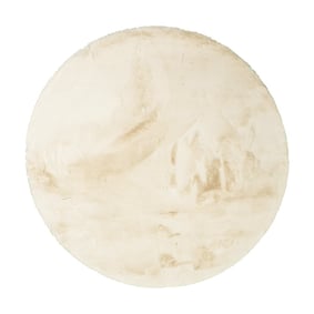 Tapis rond à poils longs - Comfy Supreme Crème - sfeer