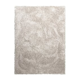 Tapis shaggy rond - Blaze Beige/Gris - product