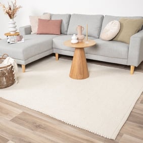 Tapis en laine - Feline Blanc