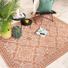 Tapis d'extérieur - Summer Oriental Terracotta