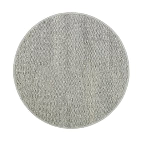 Tapis rond en laine - Twist Gris - product