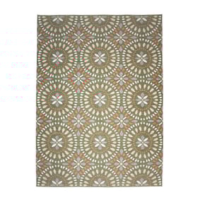 Tapis en sisal - Ranch Mandala Vert - product