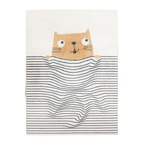 Tapis lavable pour enfant - Ravi Cat Multicolore - sfeer