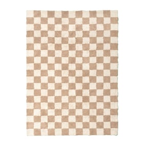 Tapis rétro - Gambit Beige/Blanc - sfeer