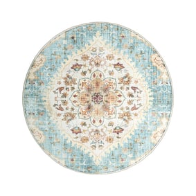 Tapis intérieur et extérieur - Santo Mandala Bleu Clair - product