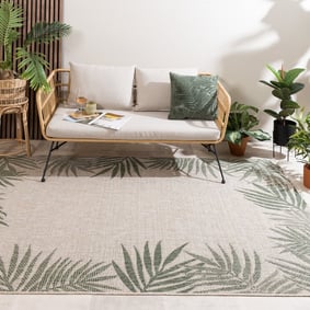 Tapis rond d'extérieur - Tiga Edge Vert