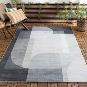 Tapis d'extérieur - Groovy Shapes Vert