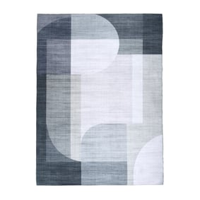 Tapis d'extérieur abstrait - Groovy Shapes Vert - sfeer