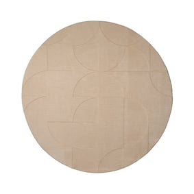Tapis marbré - Charm Circles Beige - product