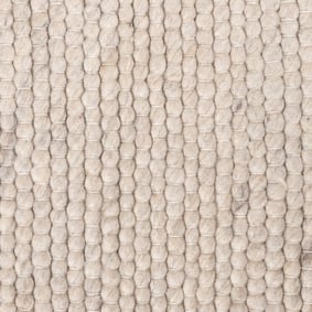 Tapis abstrait lavable - Feline Blanc/Mélangé - product