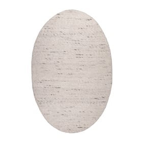 Tapis en laine de forme irrégulière - Feline Blanc/Chiné - sfeer