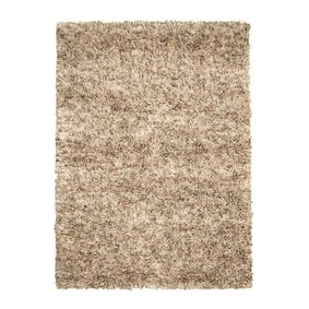 Tapis en laine à poils longs - Elin Beige - product