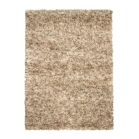 Tapis en laine à poils longs - Elin Beige - sfeer