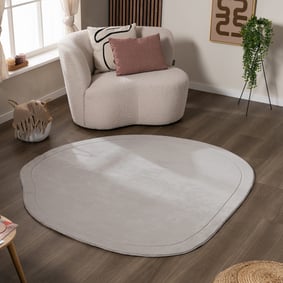 Tapis organique - Halo Stone Gris