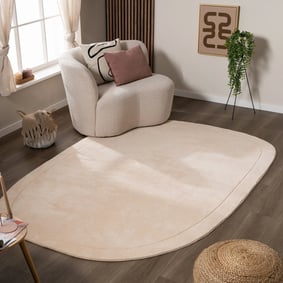 Tapis organique - Halo Pebble Beige