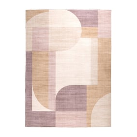 Tapis d'extérieur abstrait - Groovy Shapes Pastel - sfeer
