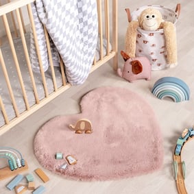 Tapis enfant - Huggy Heart Rose