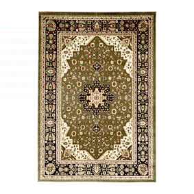 Plaid lavable - Rezah Medaillon Vert Olive - product