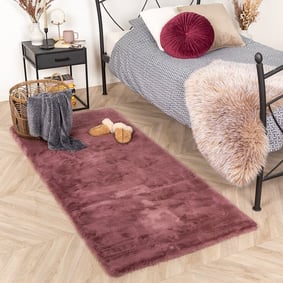Couloir doux à poils longs - Comfy Supreme Rose Foncé