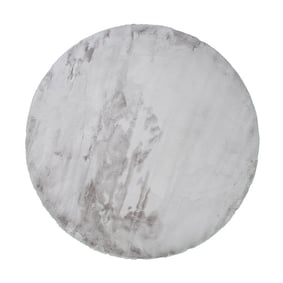 Tapis rond à poils longs - Comfy Supreme Gris - product