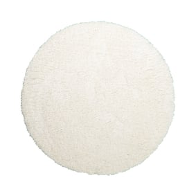 Tapis shaggy ovale - Blaze Blanc - product