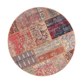 Tapis patchwork rond - Moods Rustique No. 16 - sfeer