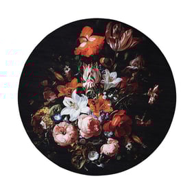 Tapis scandinave - Florine Noir/Orange - product