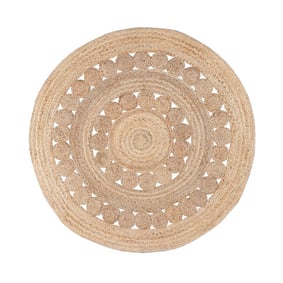 Tapis en jute - Fair Rond soleil Naturel - product