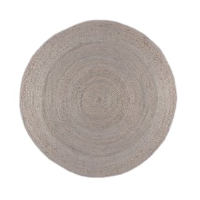 Tapis en jute - Fair Rond Gris - sfeer