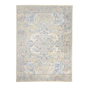 Tapis lavable - Nova Medaillon Vert - product