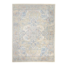 Tapis lavable - Nova Medallion Vert - sfeer