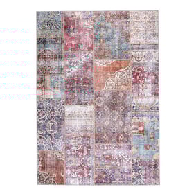 Tapis patchwork - Azara Rouge - product