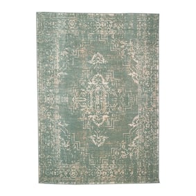Tapis vintage - Spring Ethnic Vert/Crème - sfeer