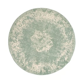 Tapis rond vintage - Wonder Vert - sfeer