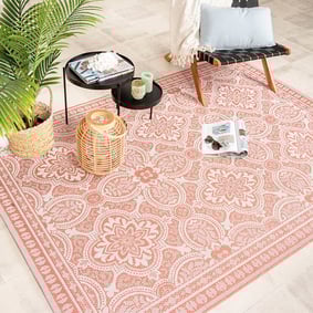 Tapis d'extérieur - Summer Oriental Rose