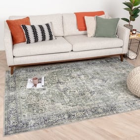 Tapis vintage - Lugan Vert