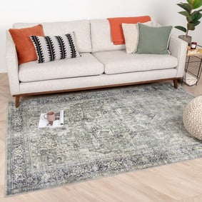 Tapis vintage - Lugan Vert