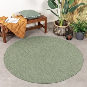 Tapis d'extérieur rond - Costa Vert