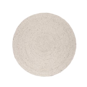 Tapis en laine rond - Wise Gris/Mélangé - product