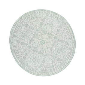 Tapis d'extérieur rond - Summer Oriental Menthe - sfeer