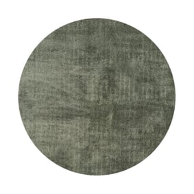 Tapis rond en jute pour l'extérieur - Clean Vert - product