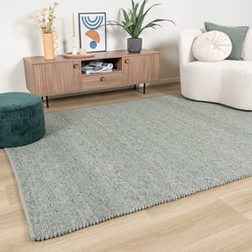 Tapis en laine - Wise Vert No. 411