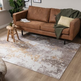 Tapis moderne - Sarge Taupe/Jaune
