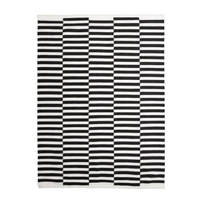 Tapis en coton - Dazzle Blocks Noir/Blanc - sfeer